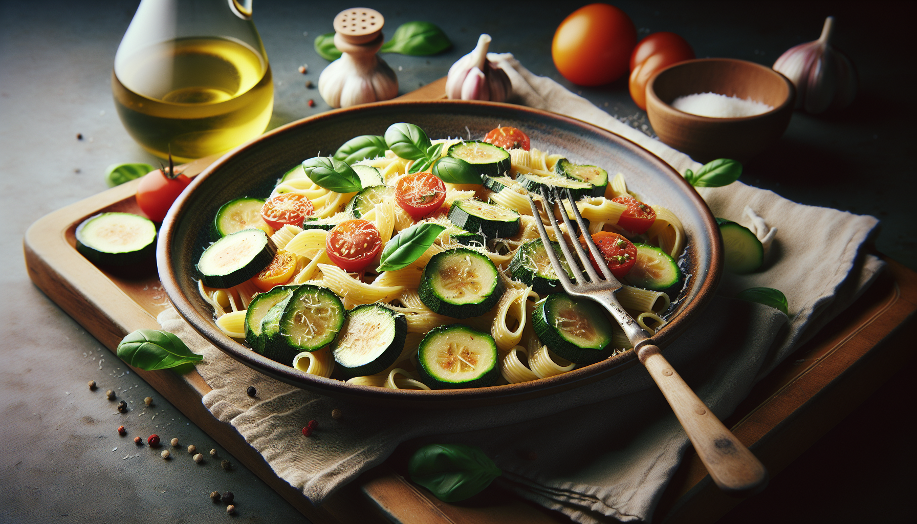 pasta con zucchine e